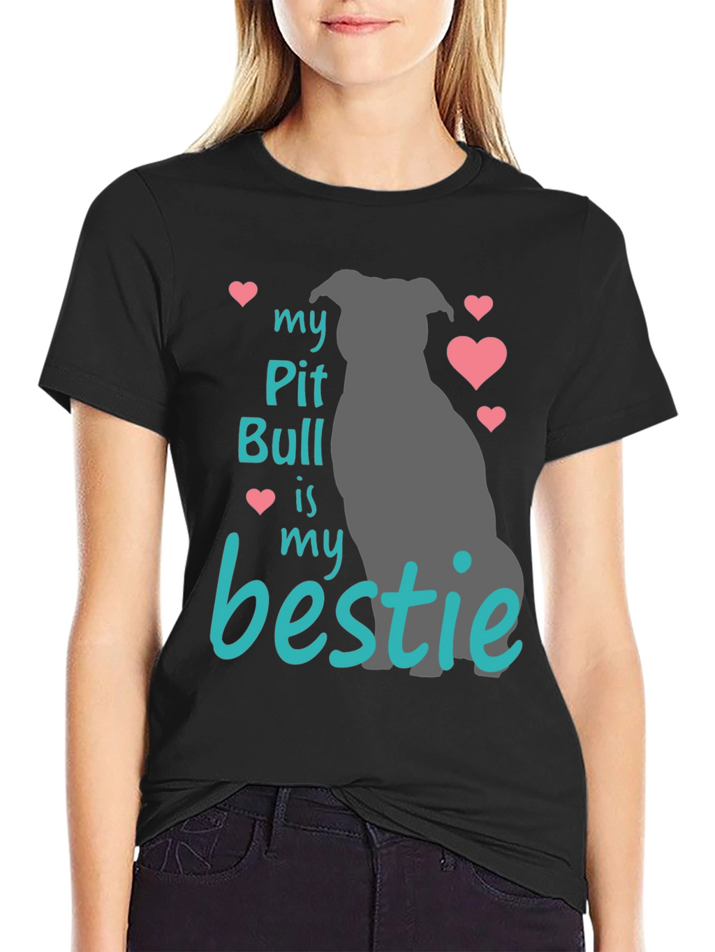 My Pit Bull Is My Bestie T-Shirt