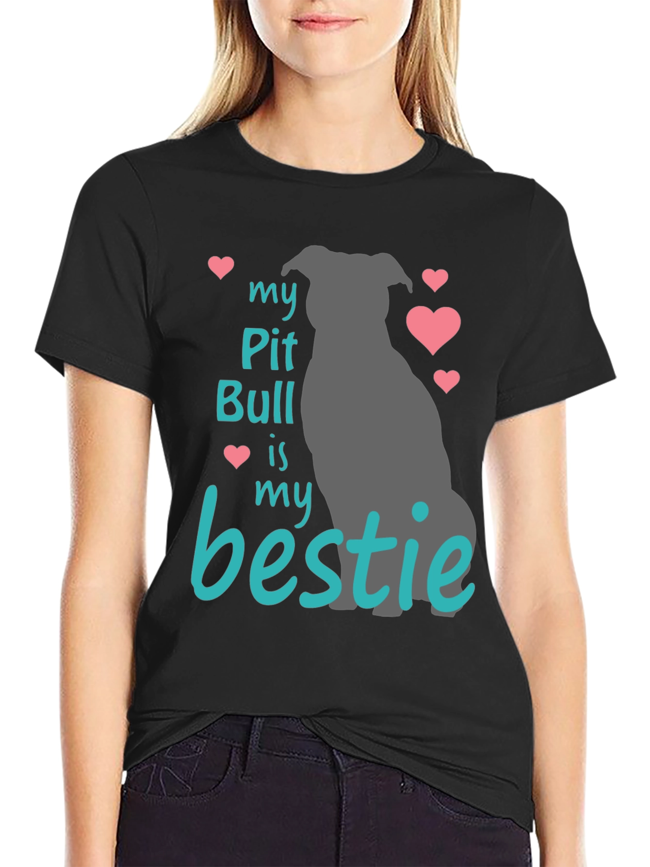 My Pit Bull Is My Bestie T-Shirt
