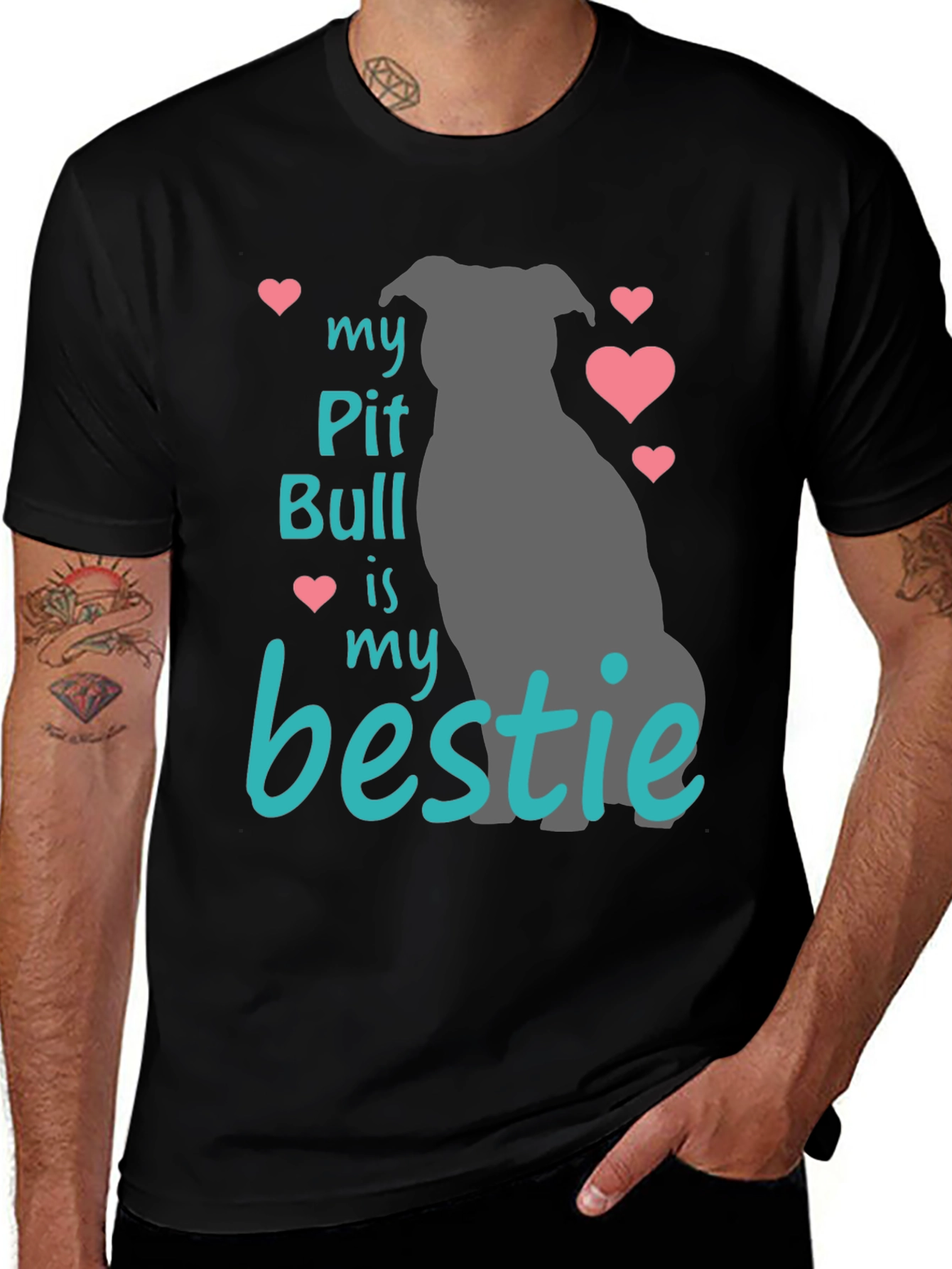 My Pit Bull Is My Bestie T-Shirt