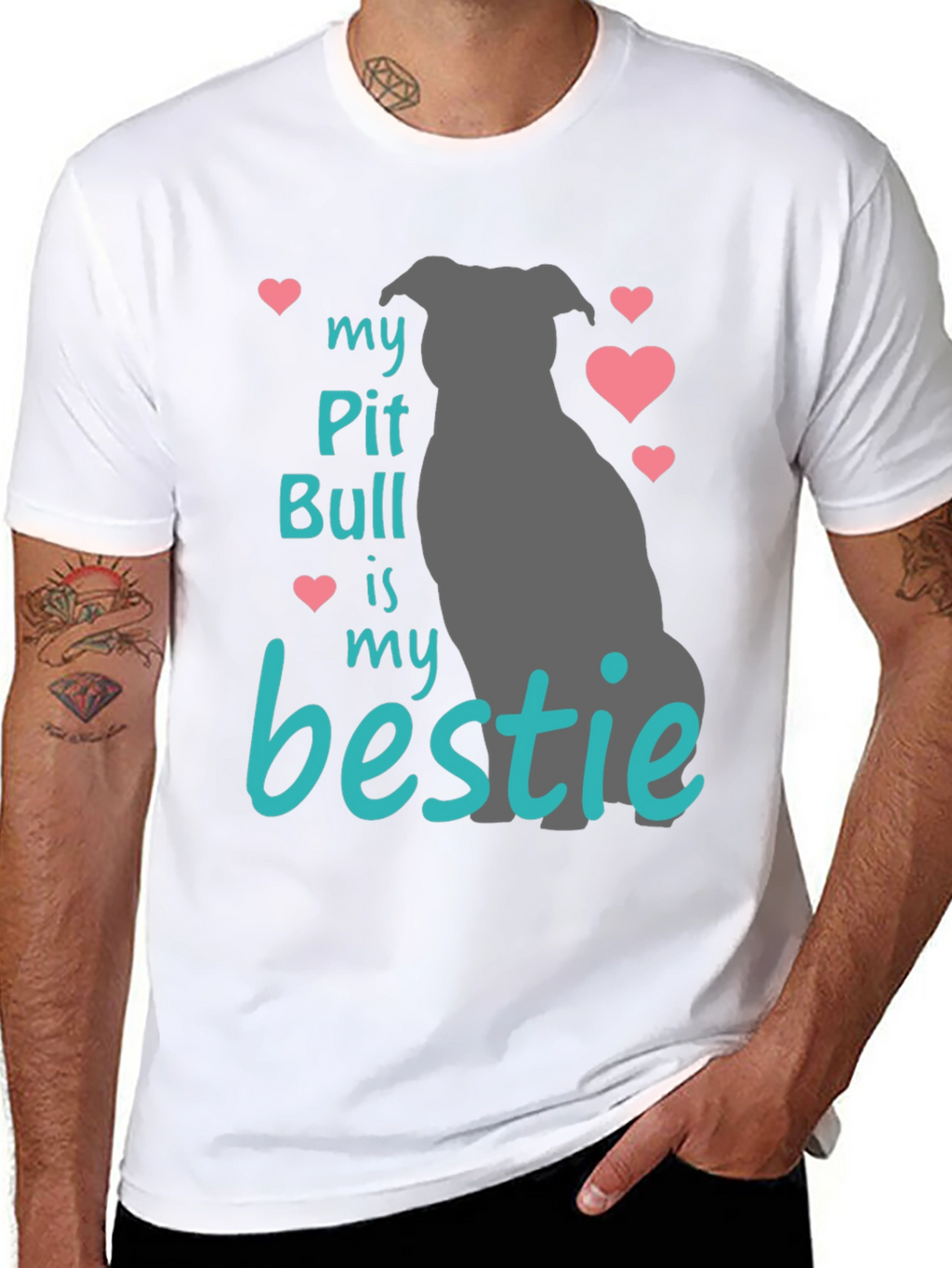 My Pit Bull Is My Bestie T-Shirt