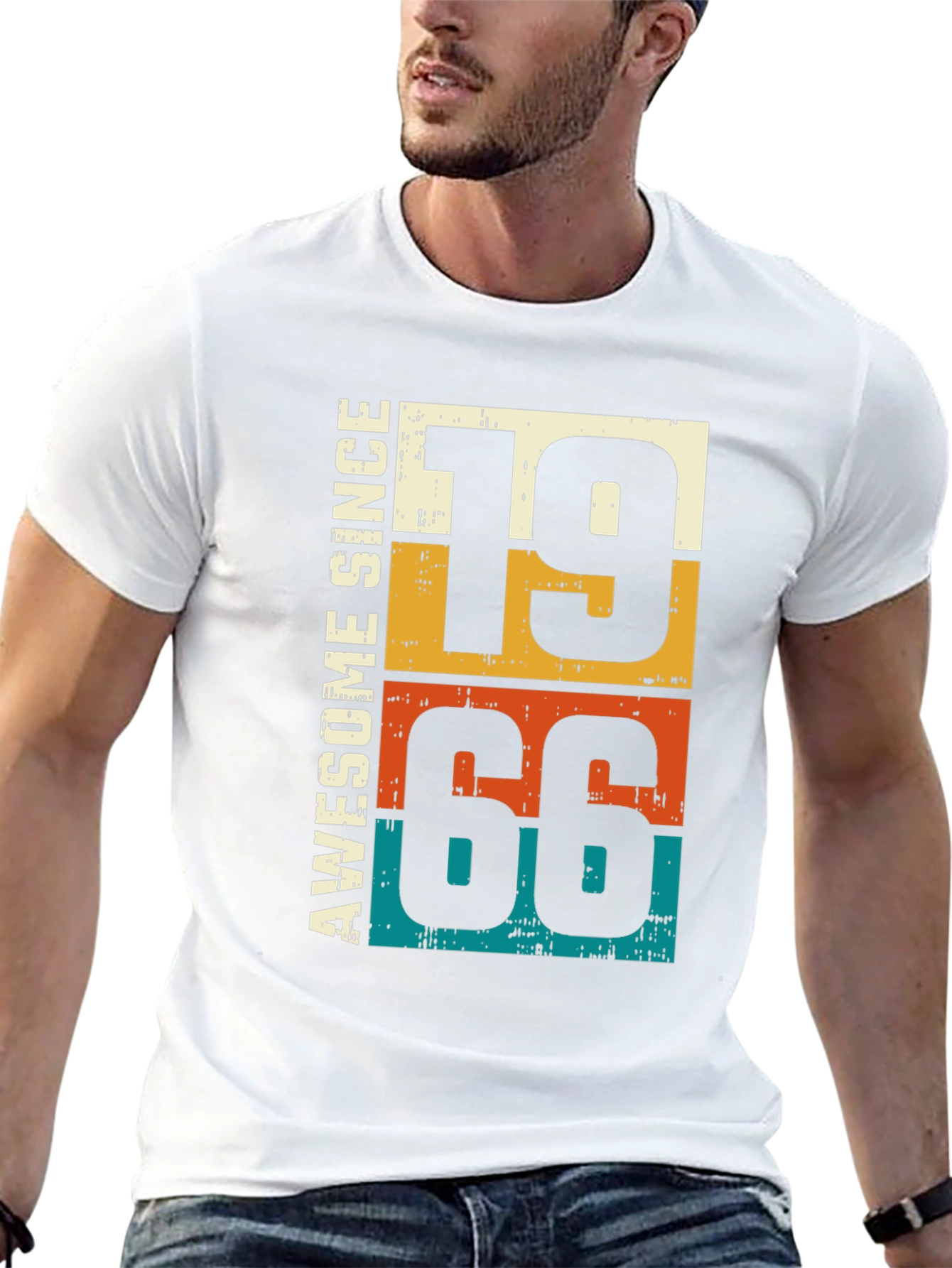 Awesome Since 1966 Retro Birthday T-Shirt