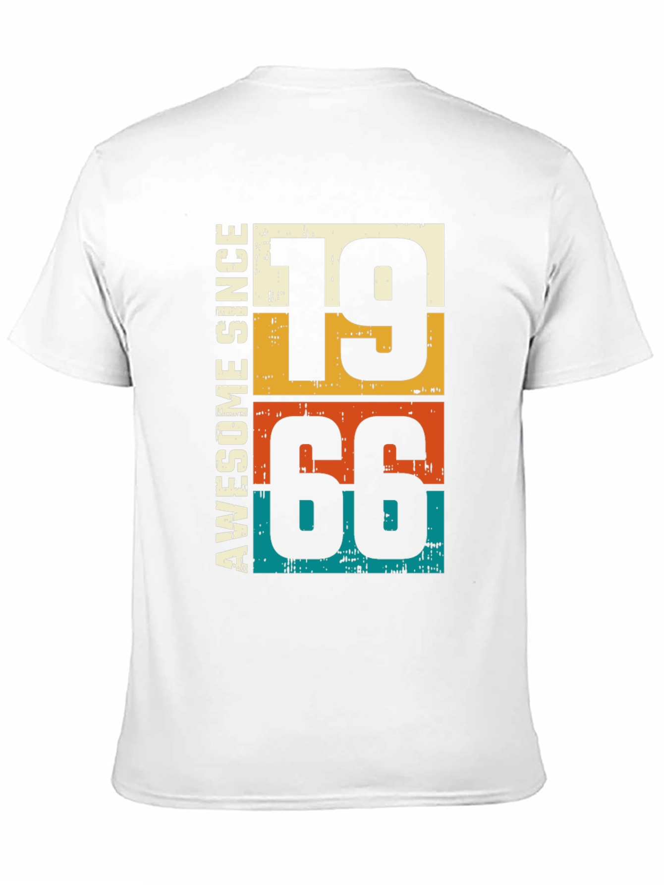 Awesome Since 1966 Retro Birthday T-Shirt