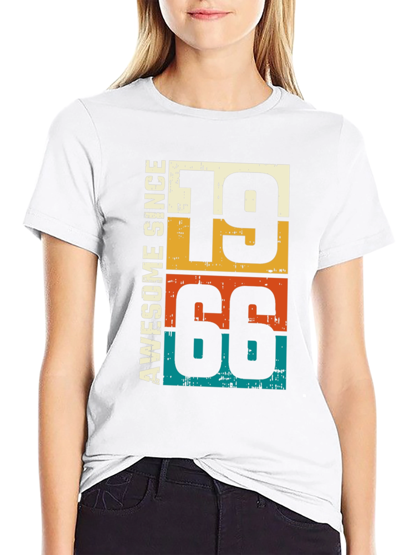 Awesome Since 1966 Retro Birthday T-Shirt