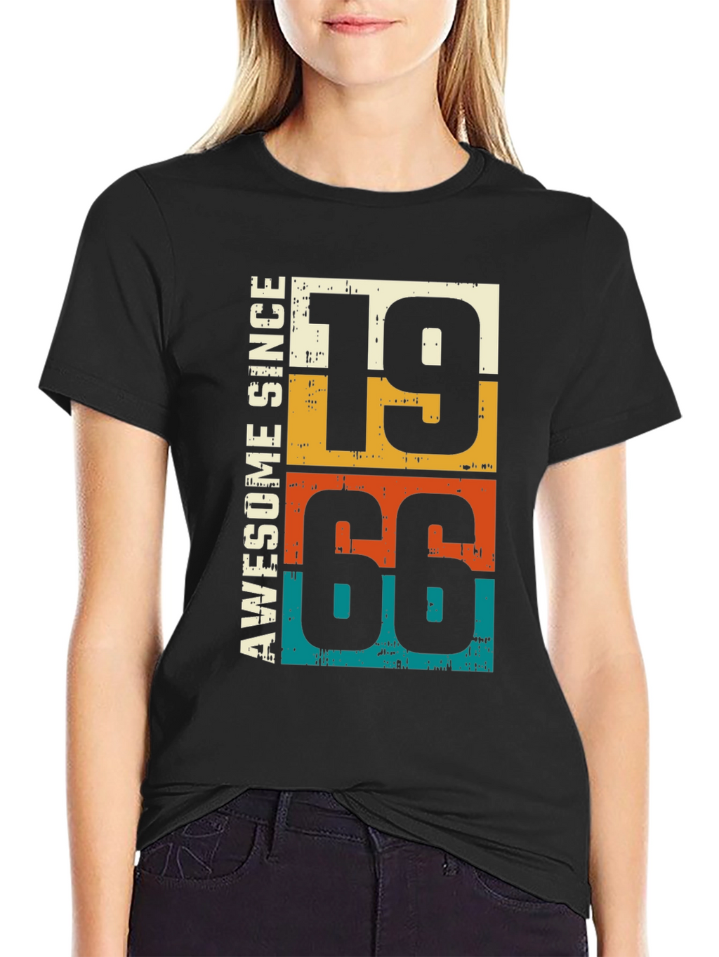Awesome Since 1966 Retro Birthday T-Shirt