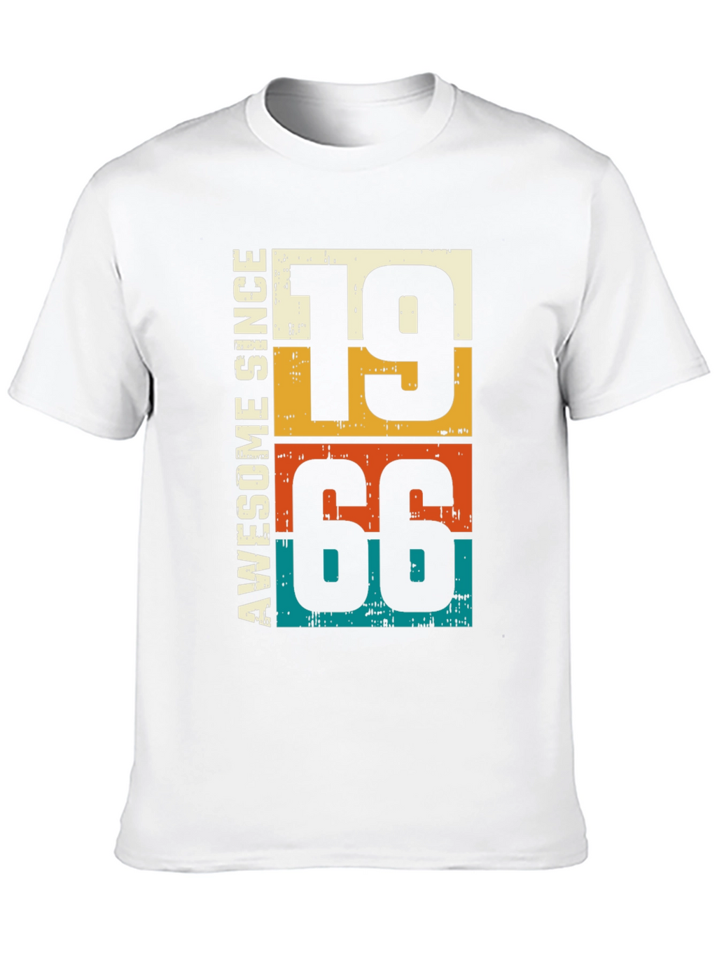 Awesome Since 1966 Retro Birthday T-Shirt
