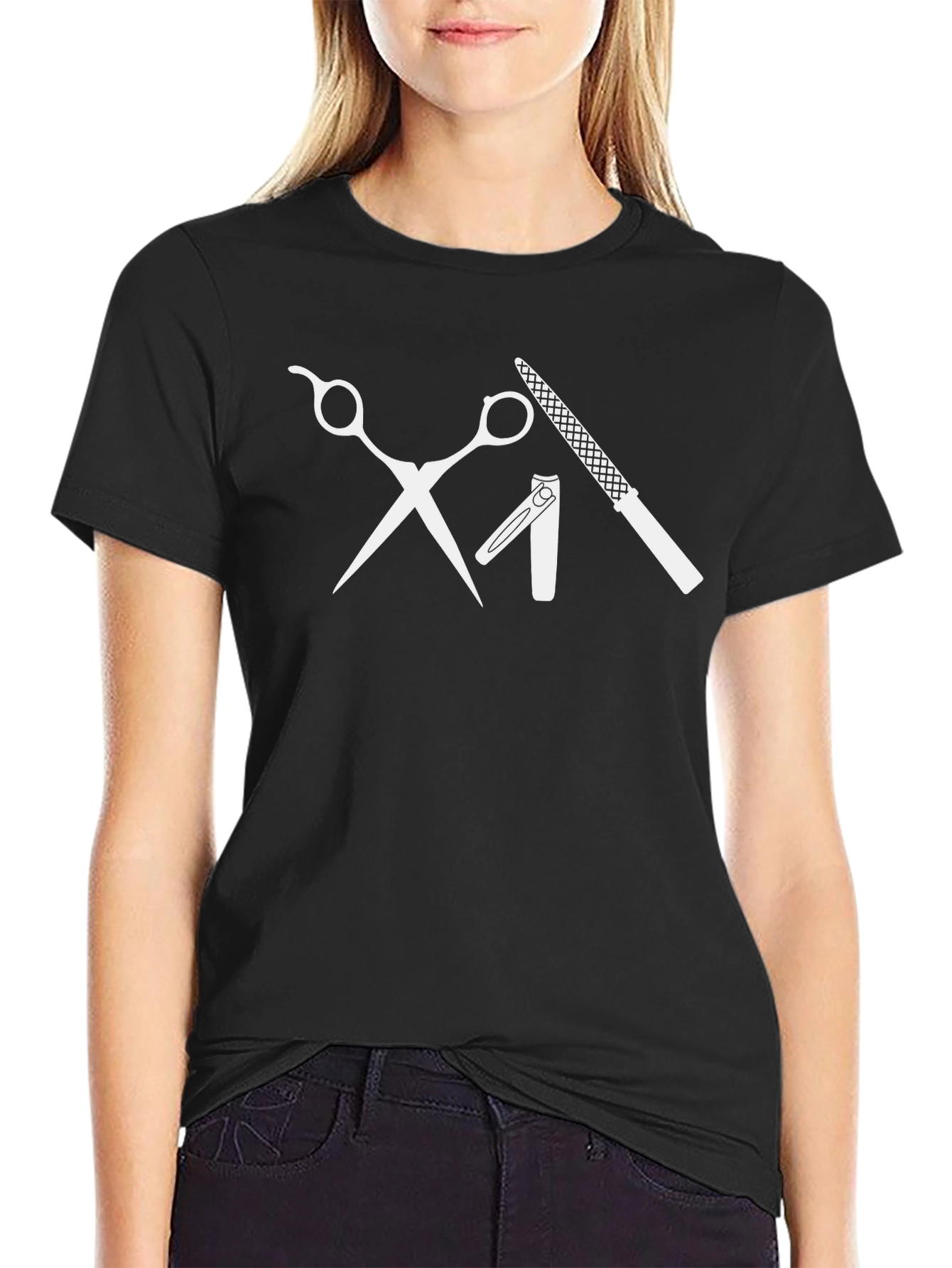 Stylist Graphic Tee - Hairdresser Manicurist T-Shirt