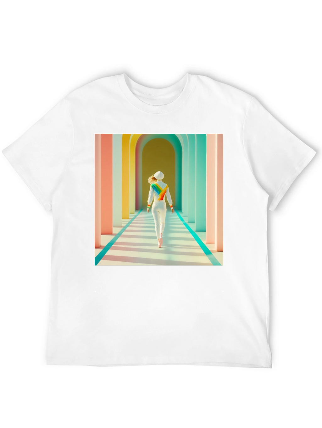 Rainbow Corridor Graphic Tee