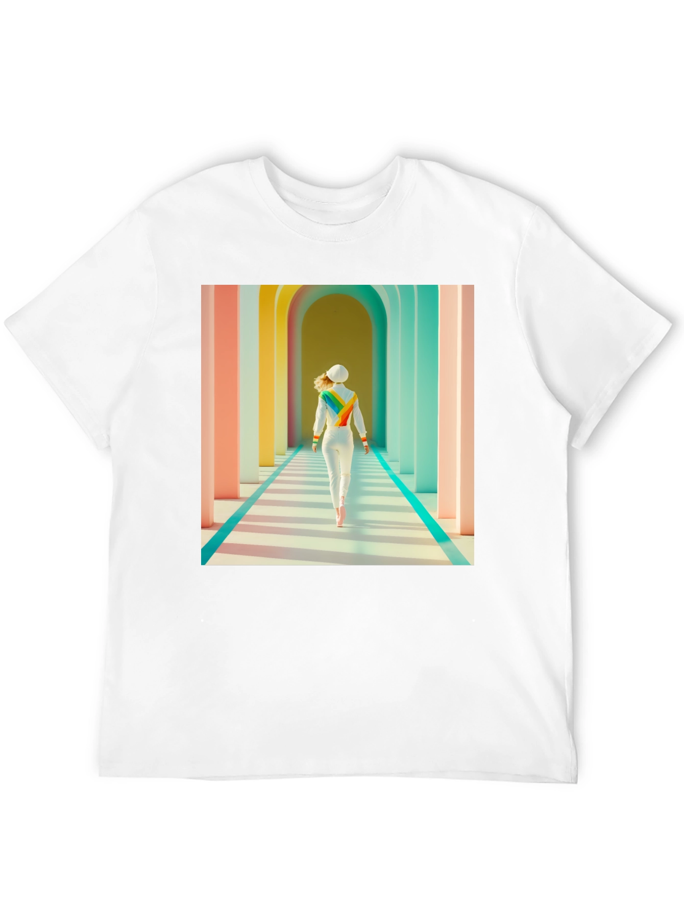 Rainbow Corridor Graphic Tee