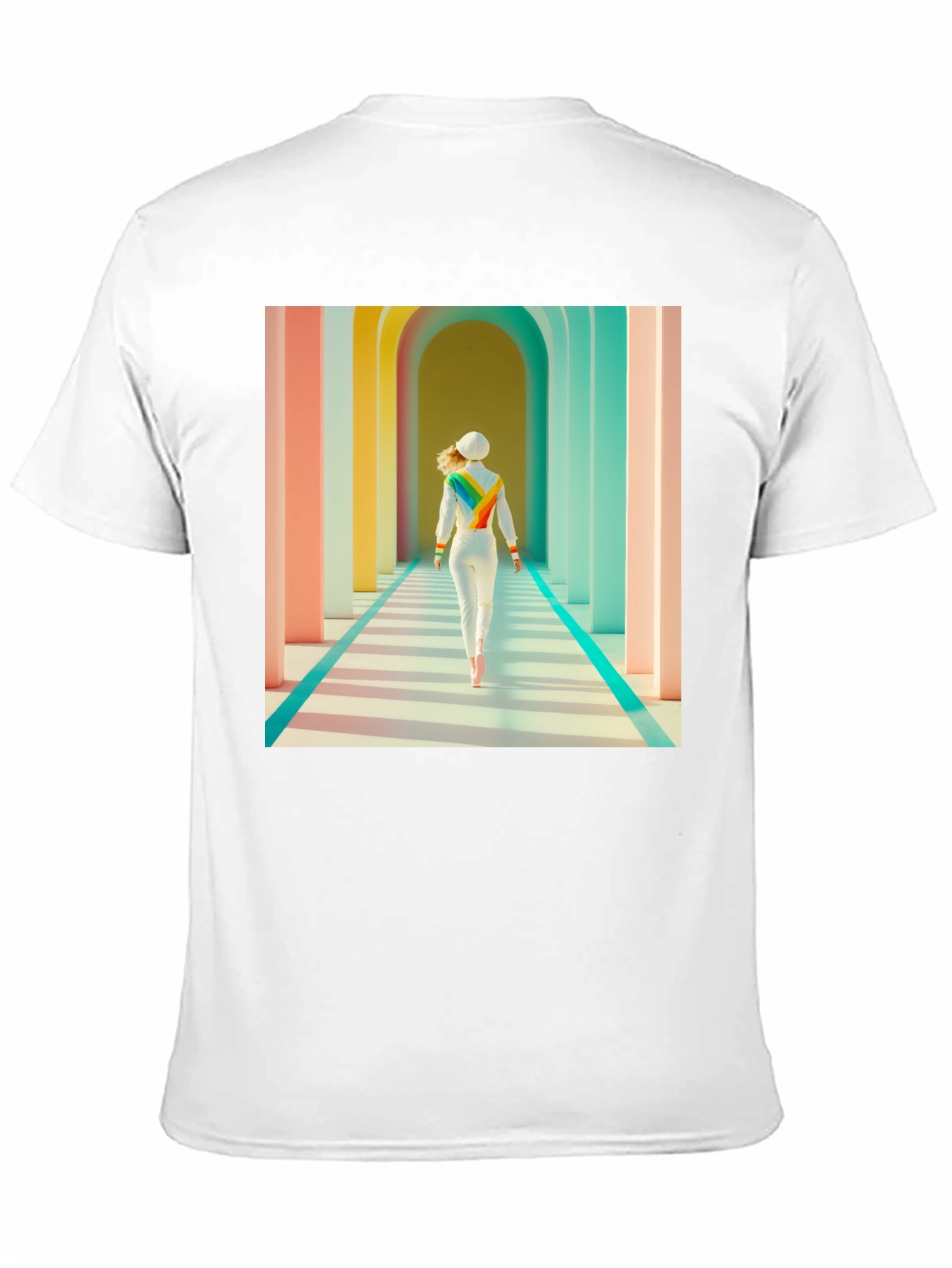 Rainbow Corridor Graphic Tee