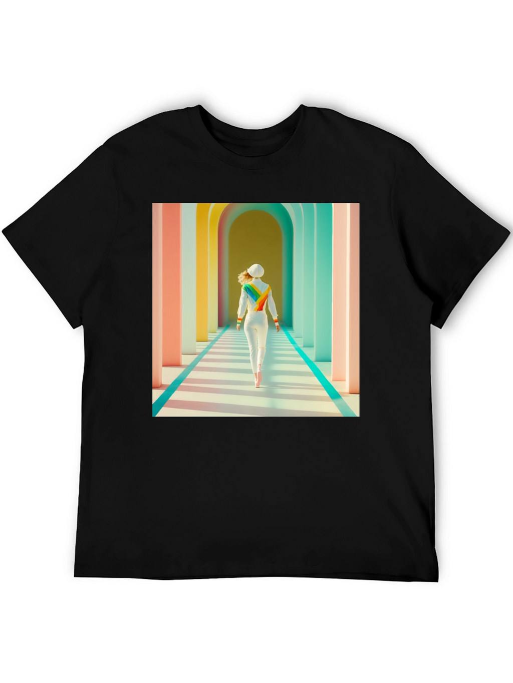 Rainbow Corridor Graphic Tee