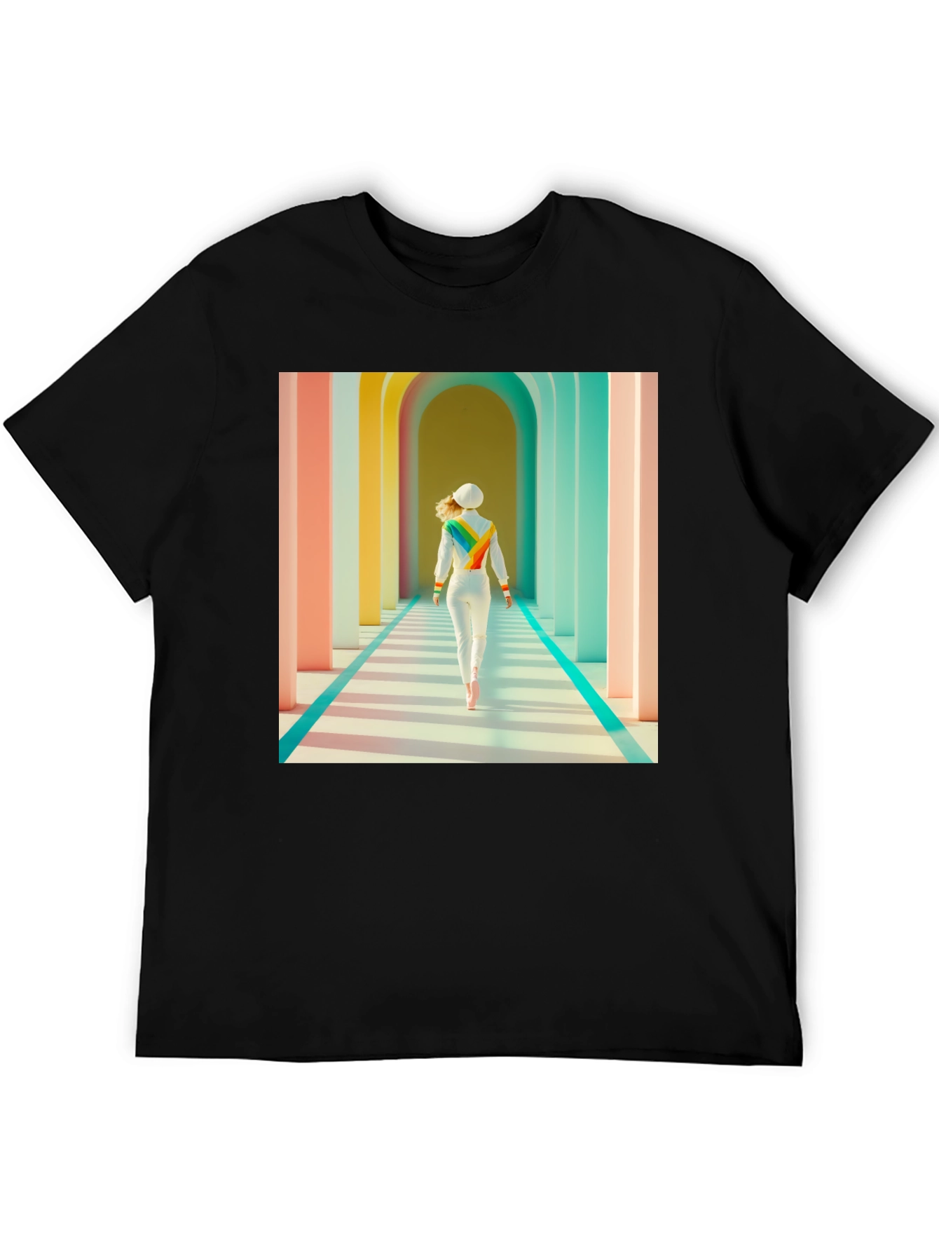 Rainbow Corridor Graphic Tee