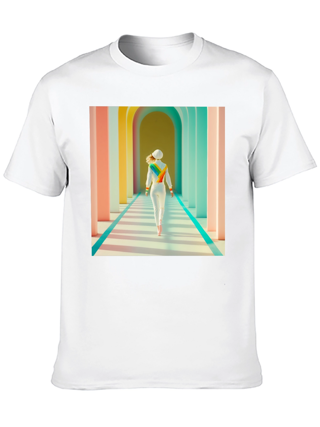 Rainbow Corridor Graphic Tee