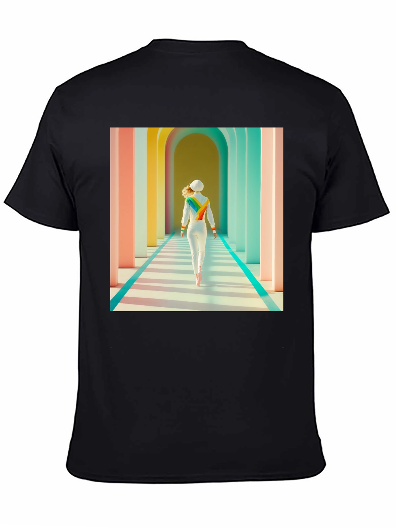 Rainbow Corridor Graphic Tee