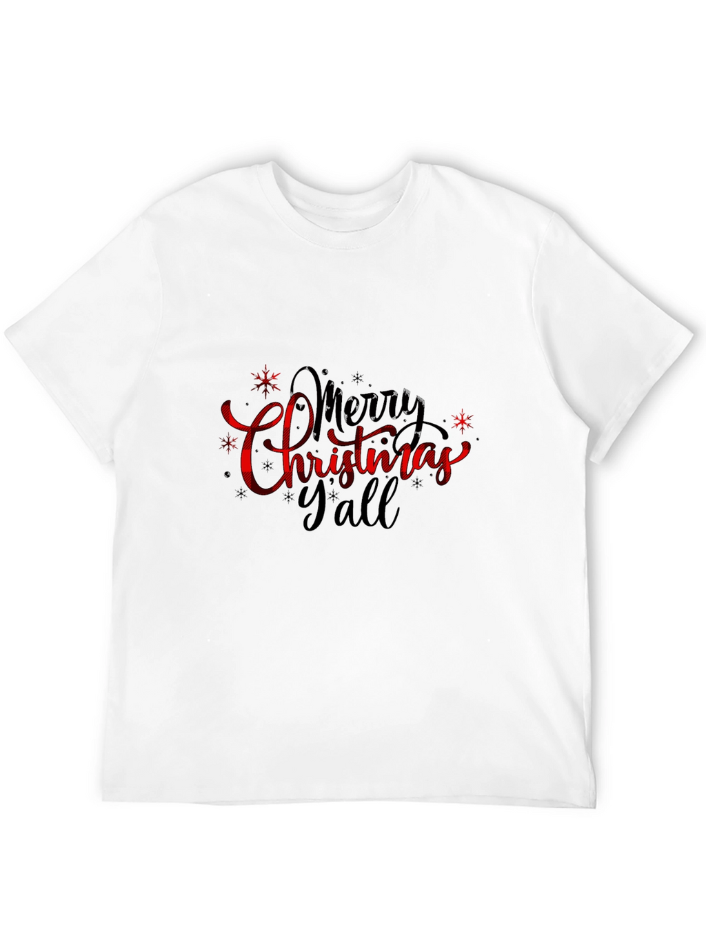 Merry Christmas Yall Holiday Graphic Tee