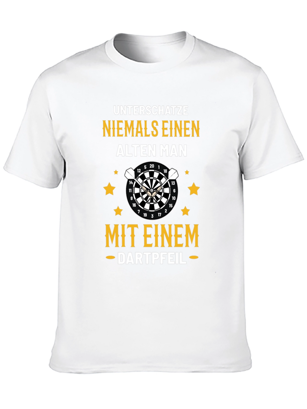 Funny Dart Player T-Shirt for Men