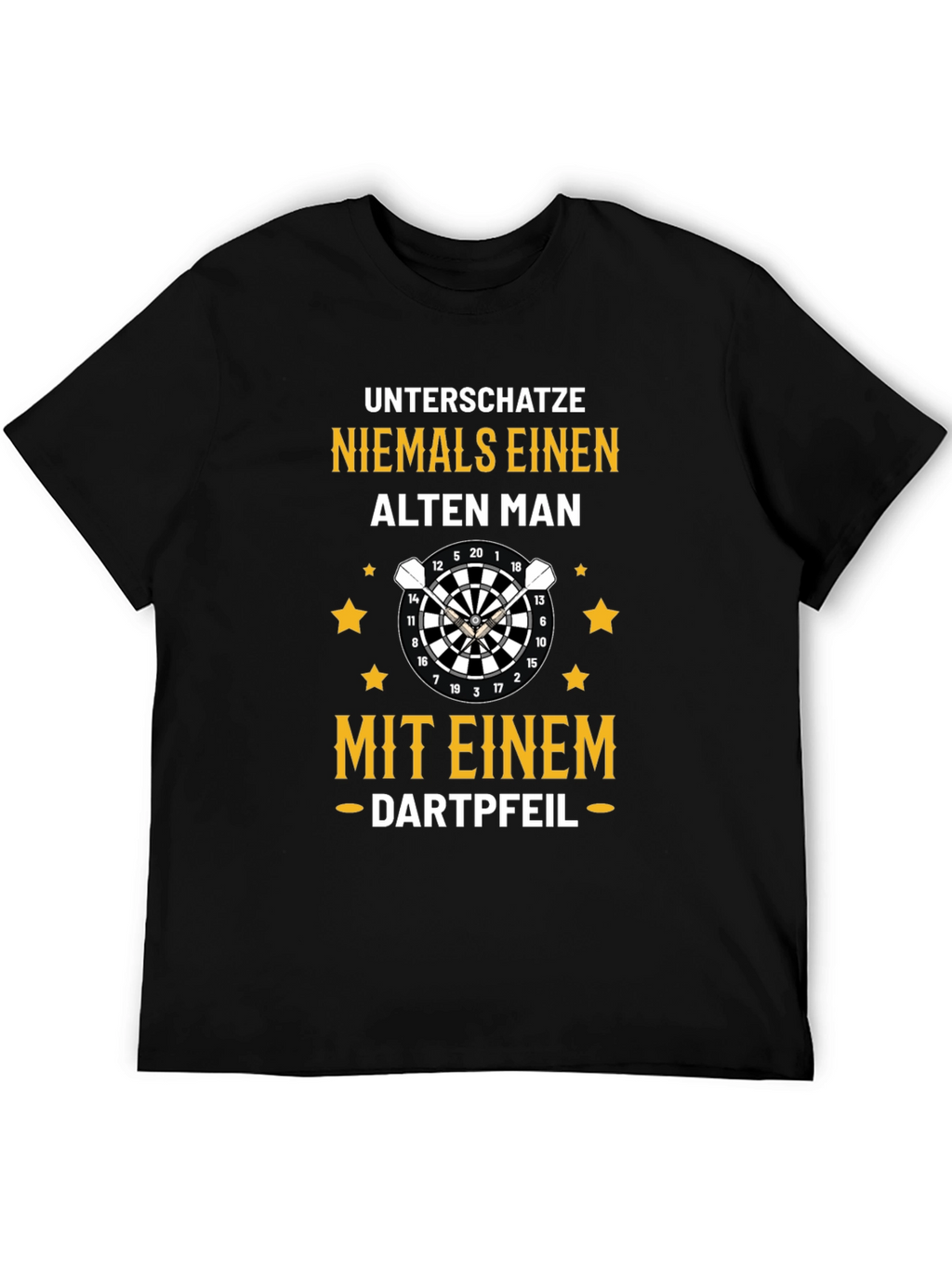 Funny Dart Player T-Shirt for Men