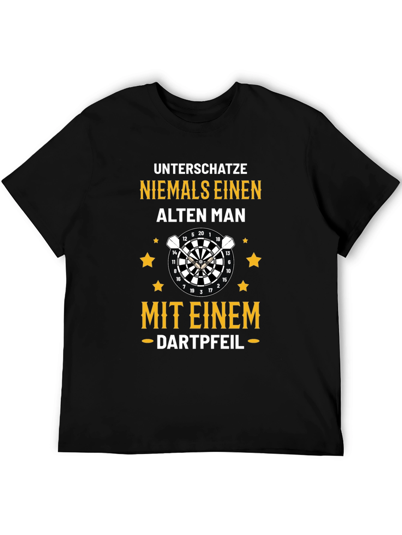 Funny Dart Player T-Shirt for Men