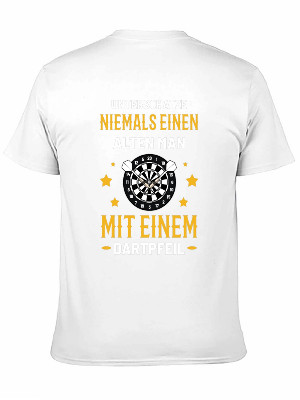 Funny Dart Player T-Shirt for Men