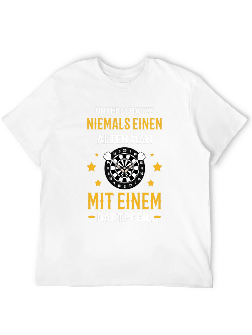 Funny Dart Player T-Shirt for Men