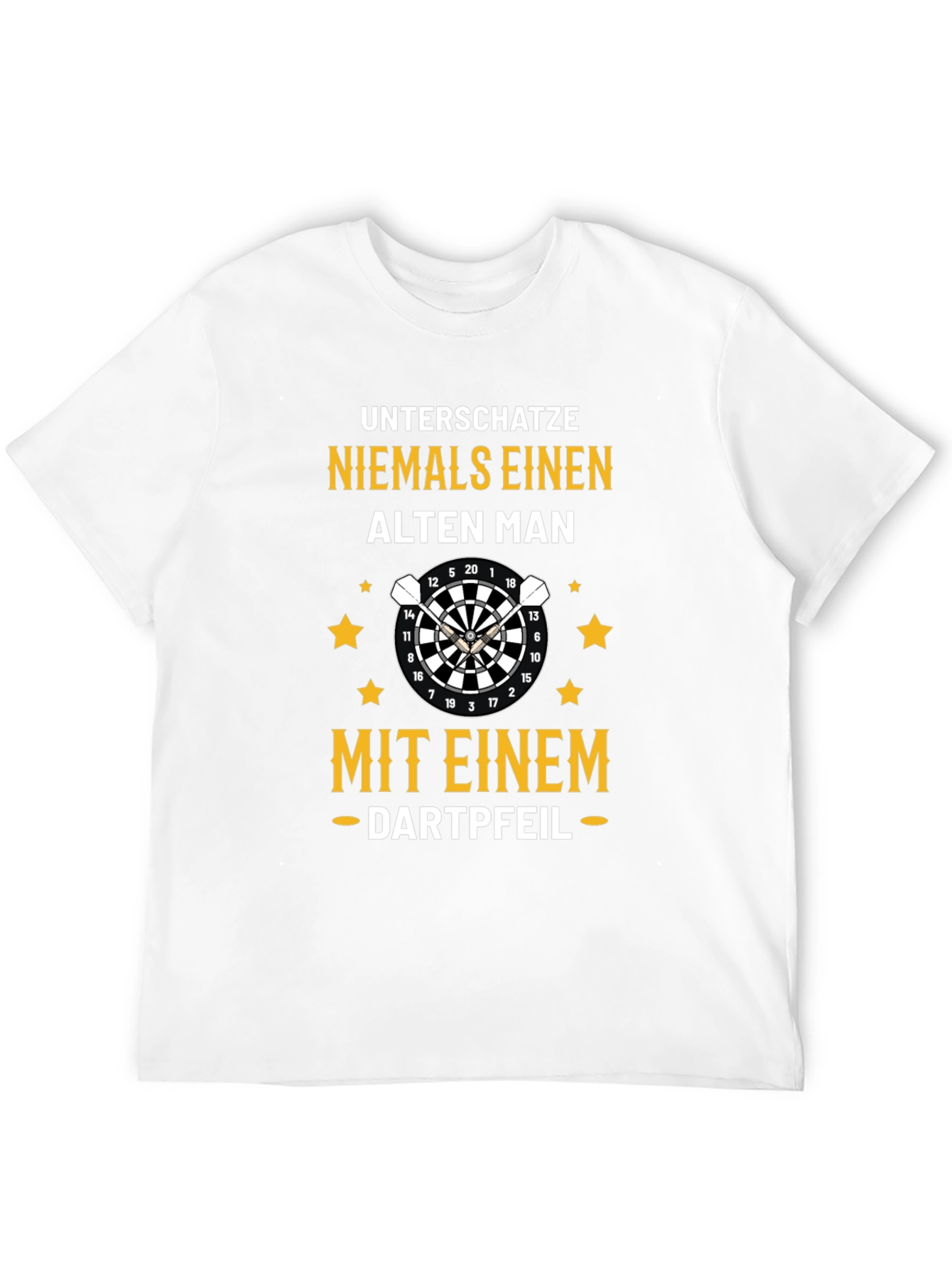 Funny Dart Player T-Shirt for Men