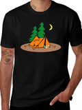 Camping Zzzz Graphic T-Shirt