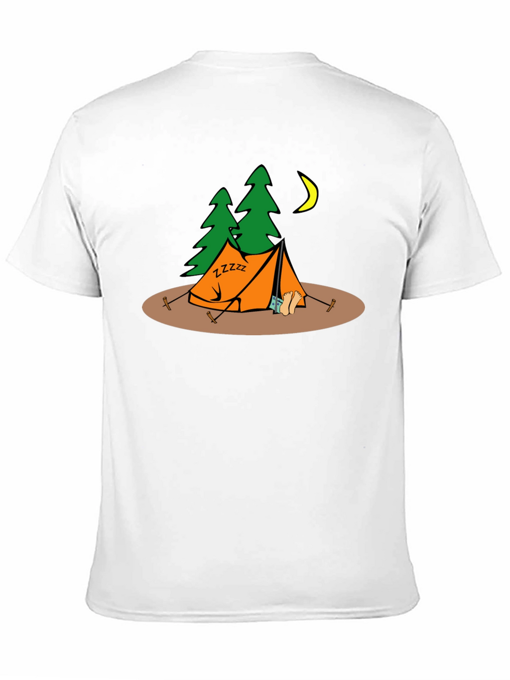 Camping Zzzz Graphic T-Shirt