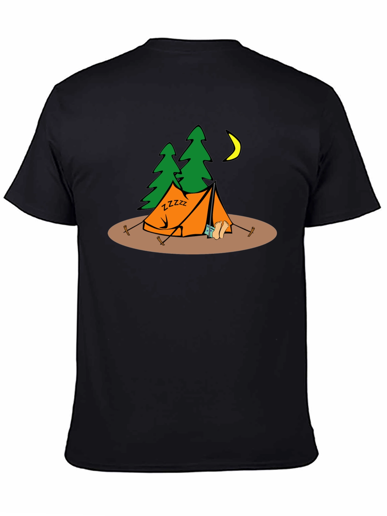 Camping Zzzz Graphic T-Shirt