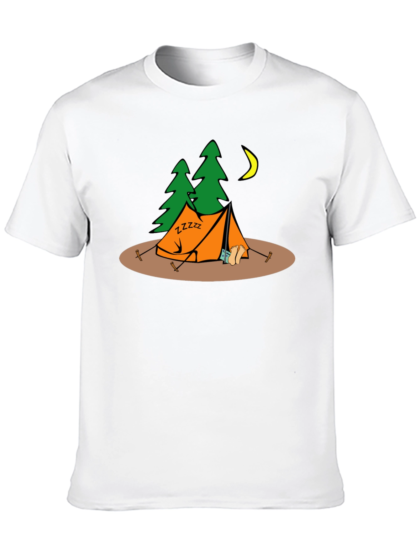 Camping Zzzz Graphic T-Shirt