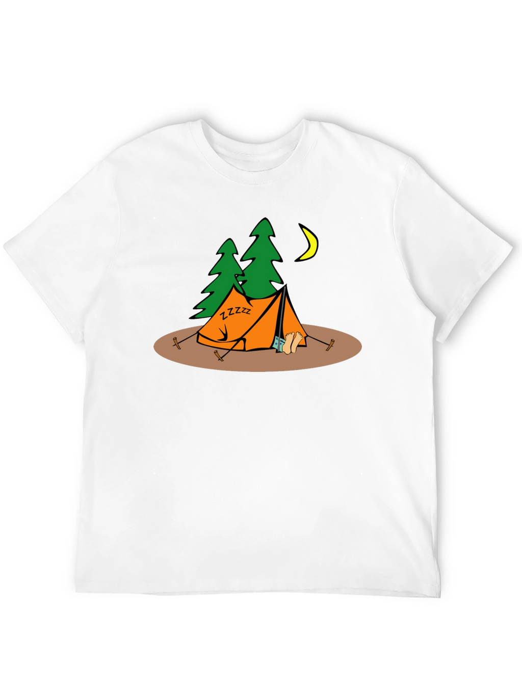 Camping Zzzz Graphic T-Shirt