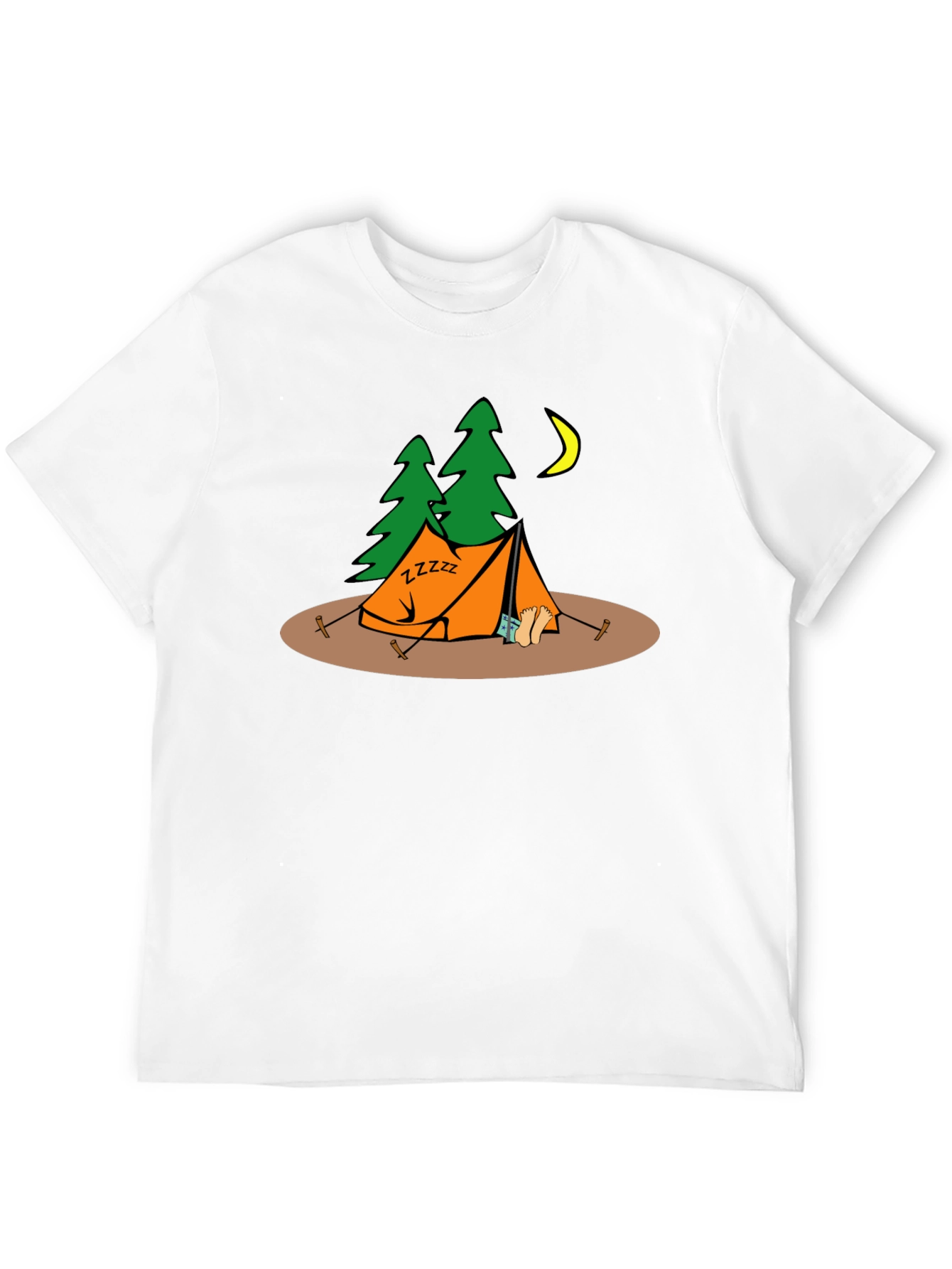 Camping Zzzz Graphic T-Shirt