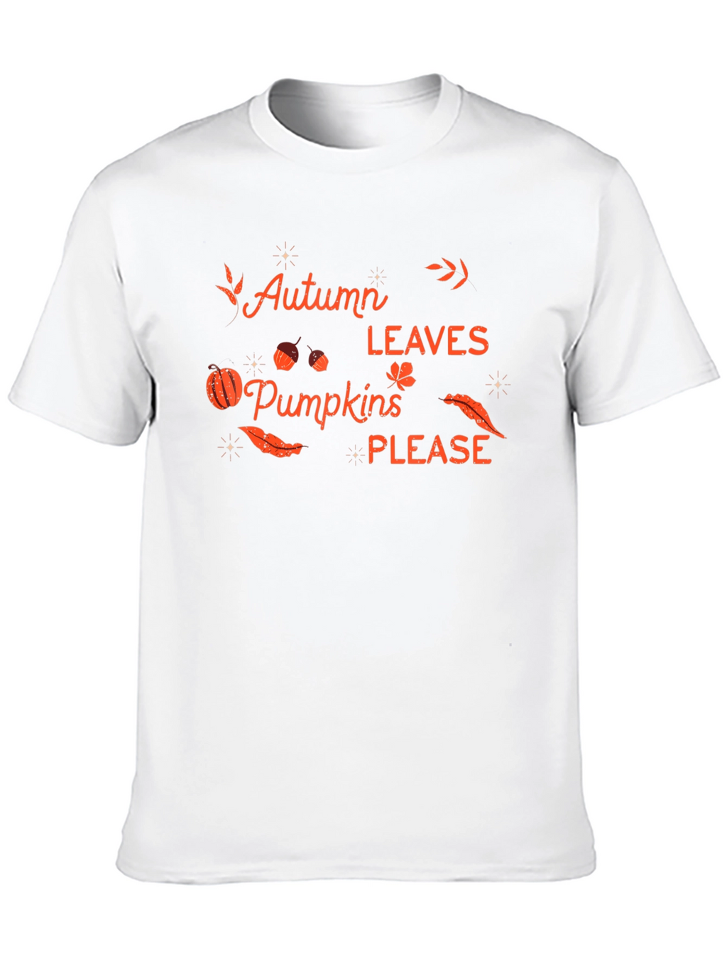 Autumn Leaves & Pumpkins T-Shirt