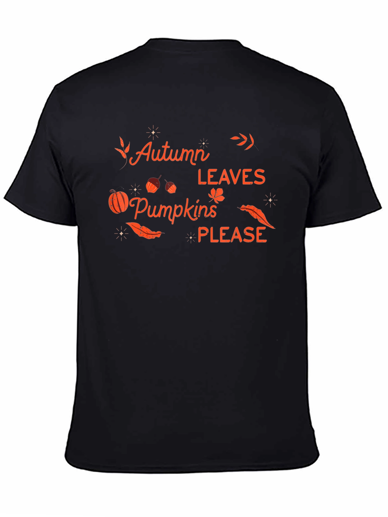 Autumn Leaves & Pumpkins T-Shirt