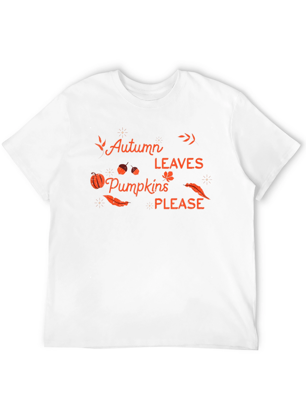 Autumn Leaves & Pumpkins T-Shirt