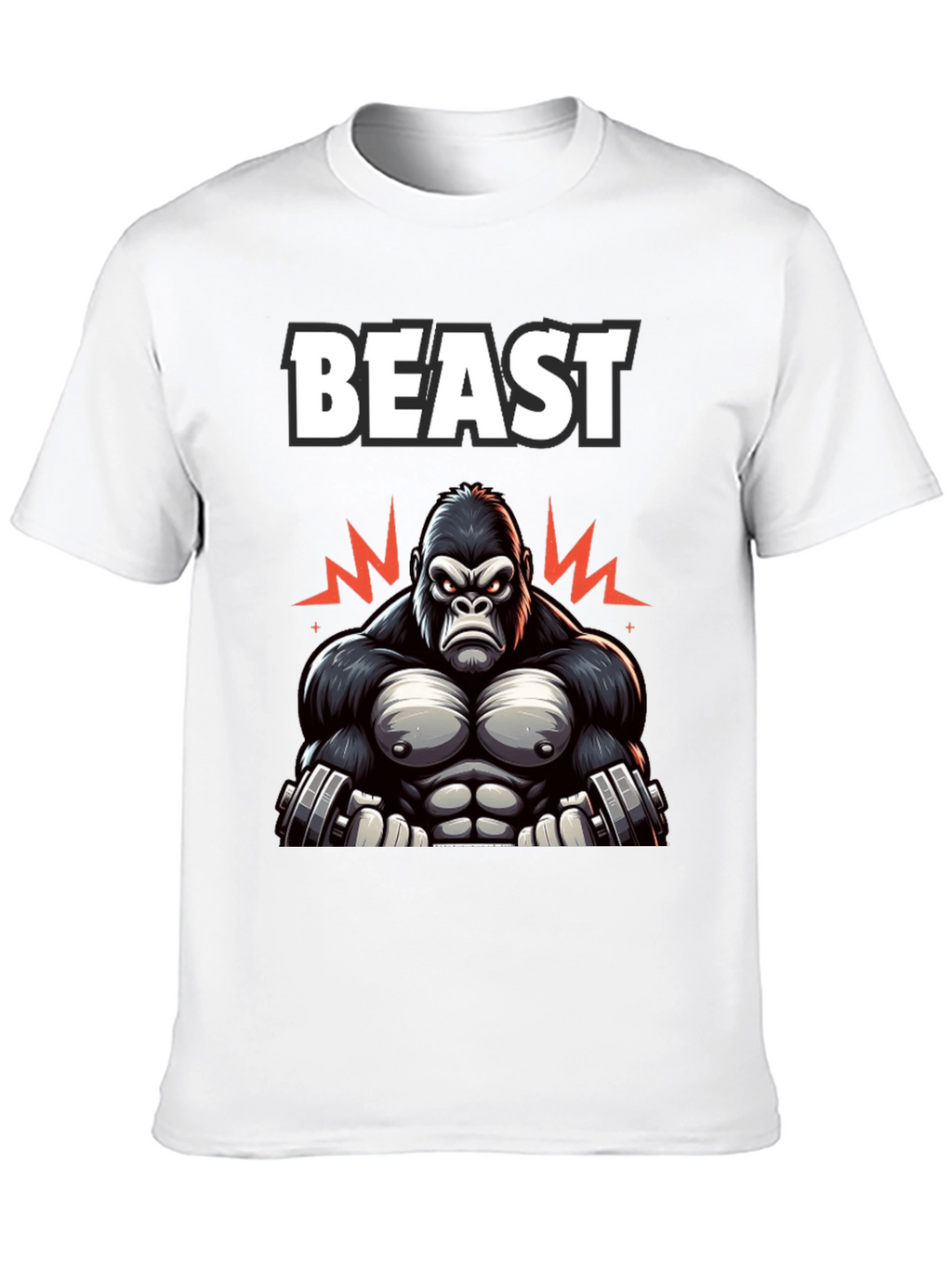 Beast Mode Gorilla Graphic T-Shirt