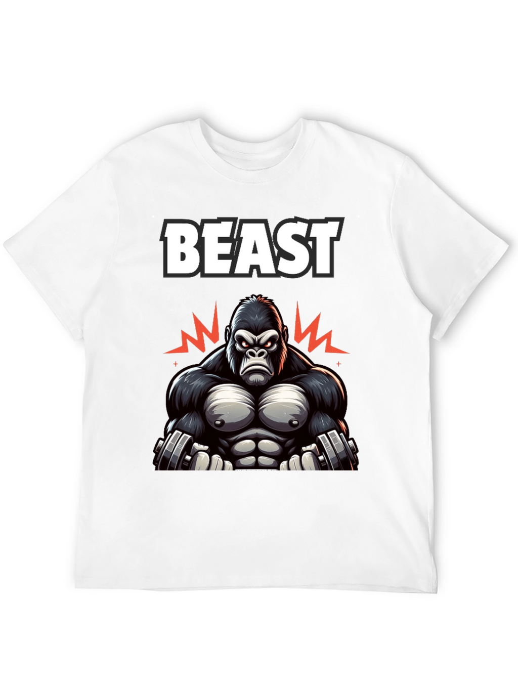Beast Mode Gorilla Graphic T-Shirt