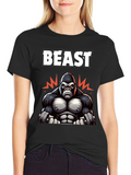 Beast Mode Gorilla Graphic T-Shirt