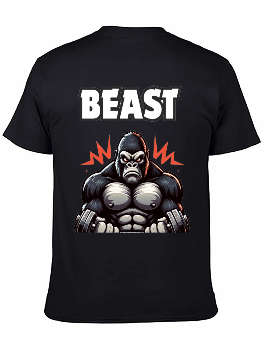 Beast Mode Gorilla Graphic T-Shirt