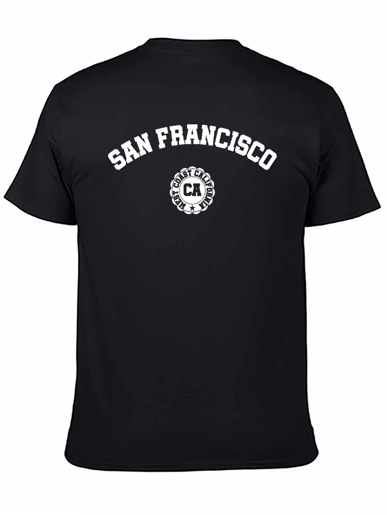 San Francisco CA Graphic Tee - Classic Black T-Shirt