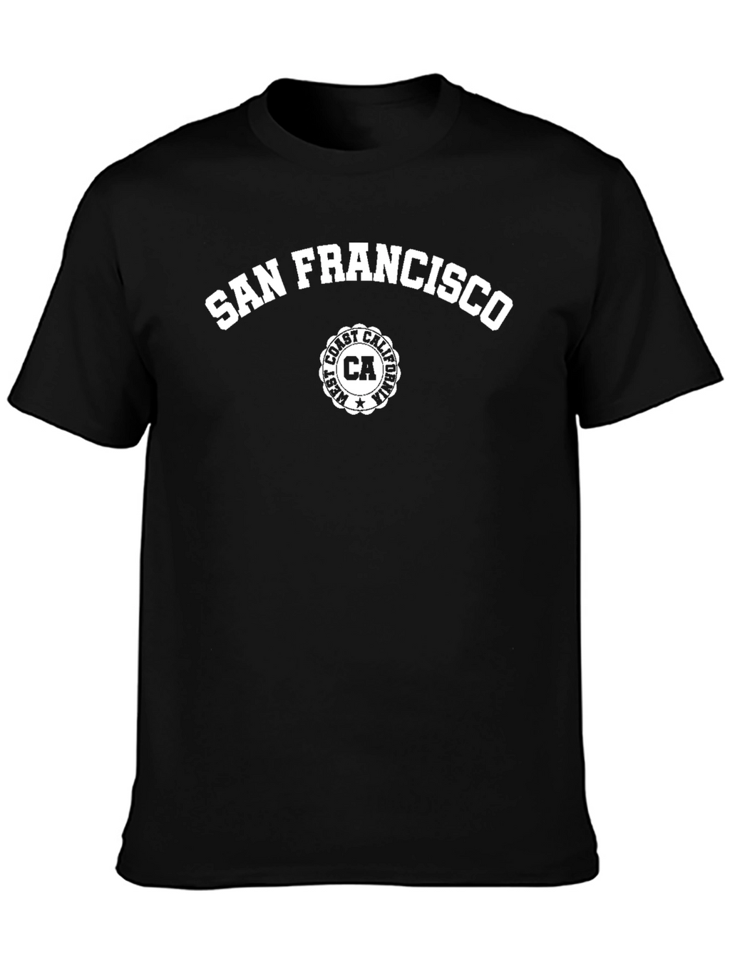 San Francisco CA Graphic Tee - Classic Black T-Shirt