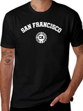 San Francisco CA Graphic Tee - Classic Black T-Shirt