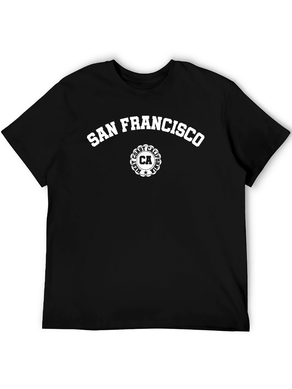 San Francisco CA Graphic Tee - Classic Black T-Shirt