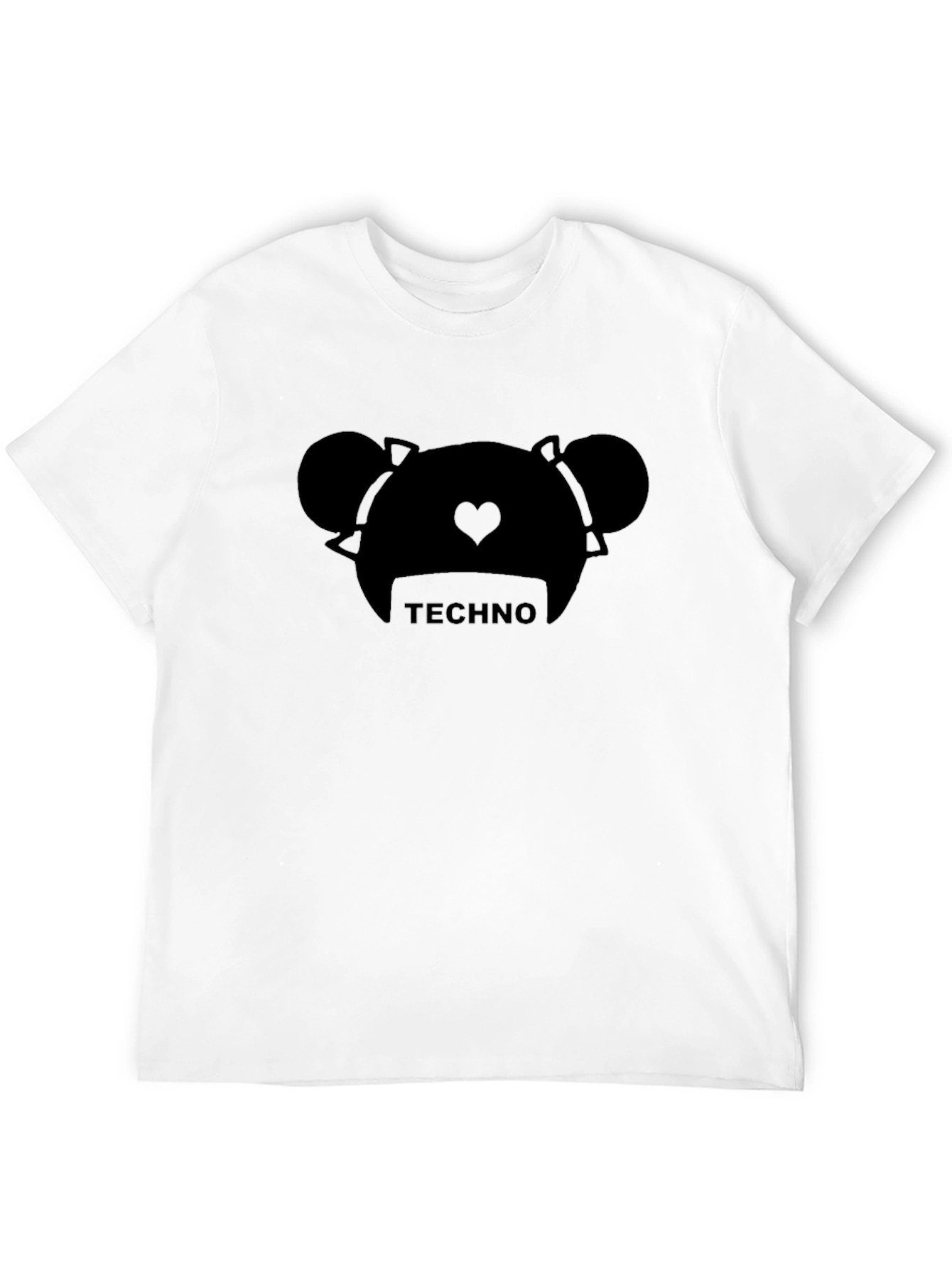 Techno Bear Graphic T-Shirt - Cool EDM Festival Apparel