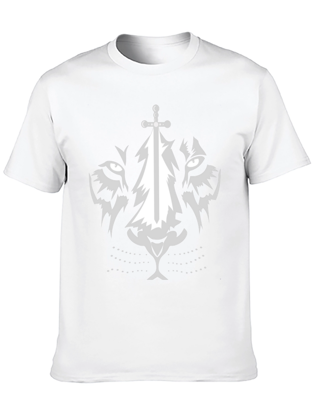 Lion Sword Graphic Tee - Black