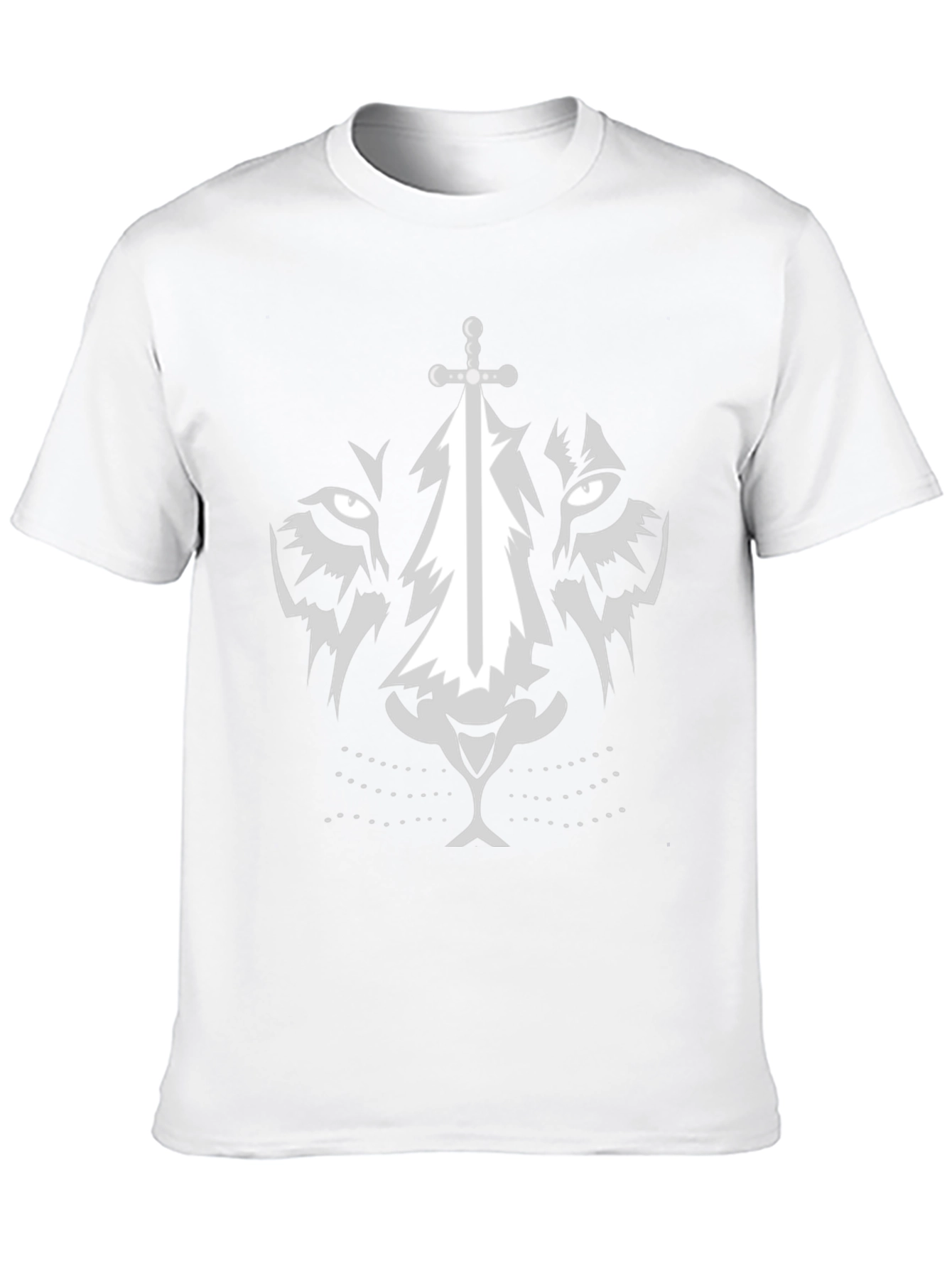 Lion Sword Graphic Tee - Black