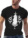 Lion Sword Graphic Tee - Black