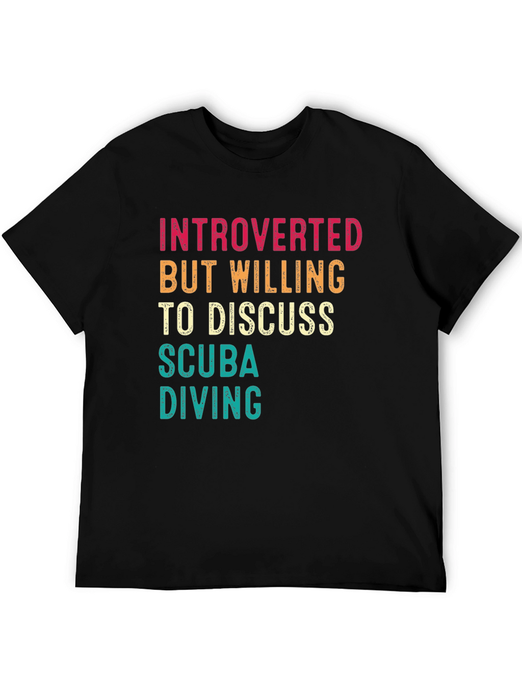 Introverted Scuba Diving T-Shirt - Diver Gift