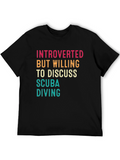 Introverted Scuba Diving T-Shirt - Diver Gift