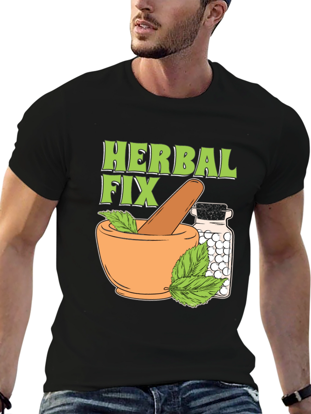 Herbal Fix T-Shirt - Natural Remedy Design