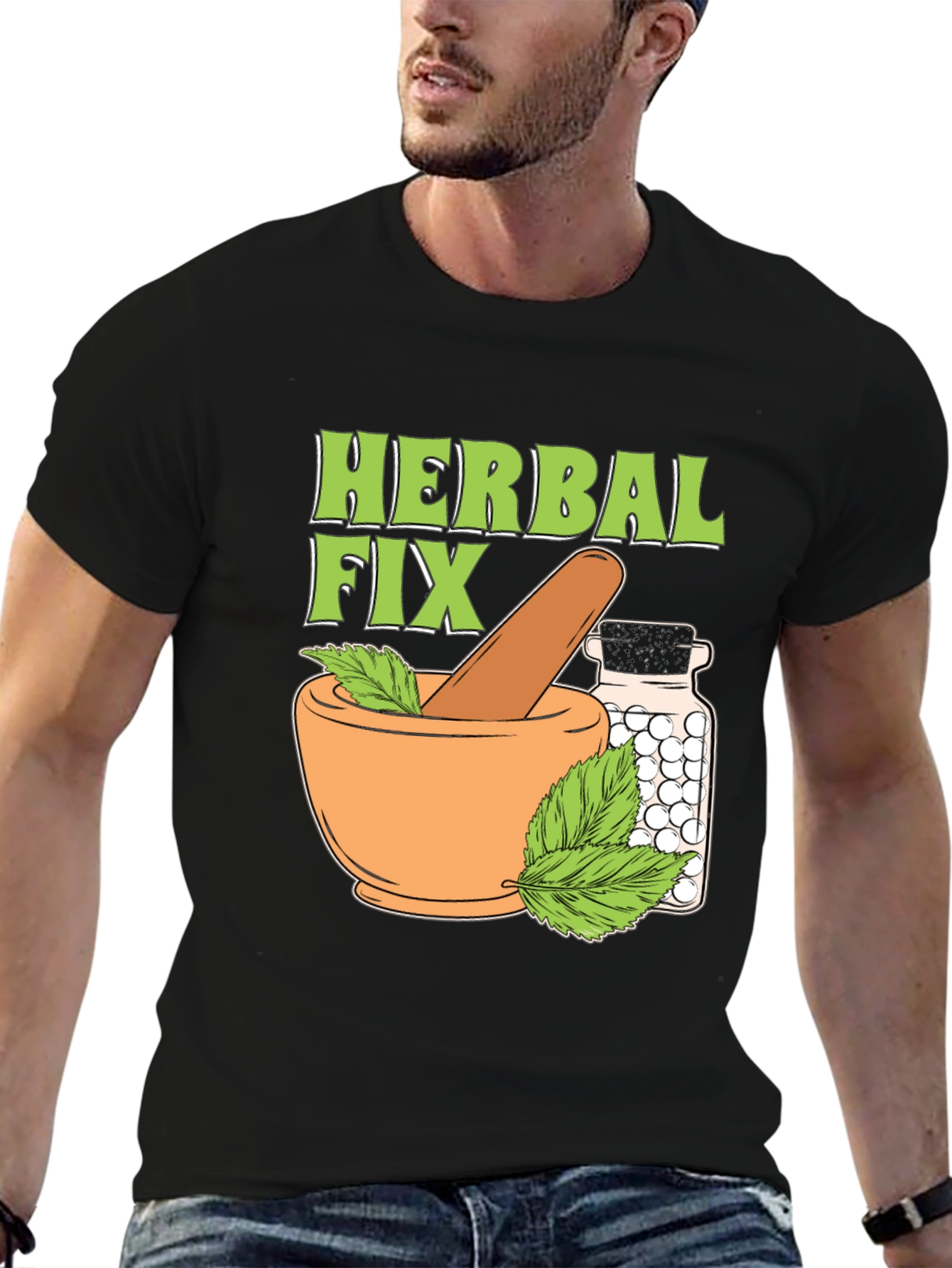 Herbal Fix T-Shirt - Natural Remedy Design