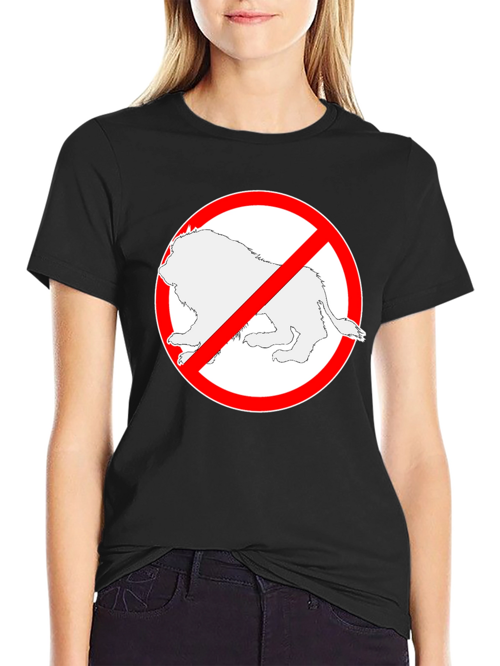No Opossum Black T-Shirt